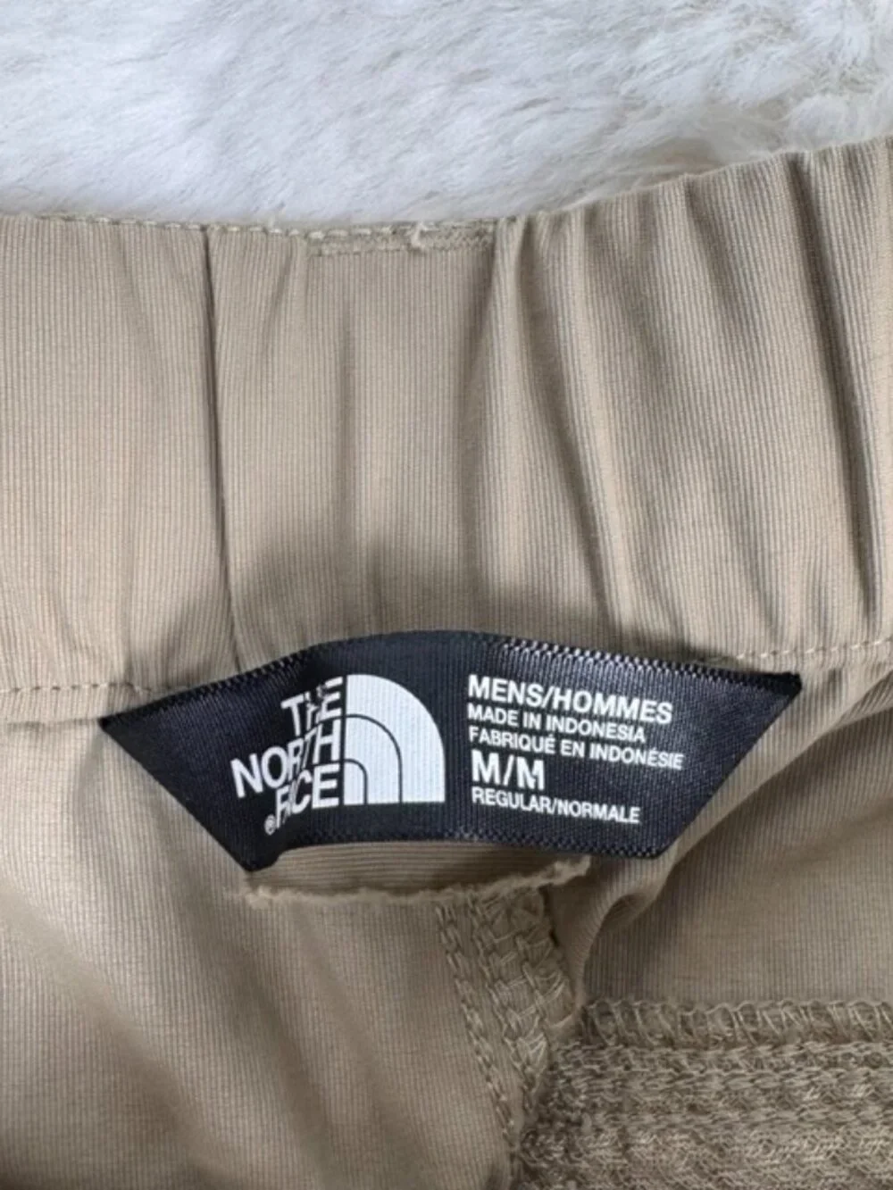 North Face Paramount Peak II Convertible Short Pants Men's Medium Beige Hiking